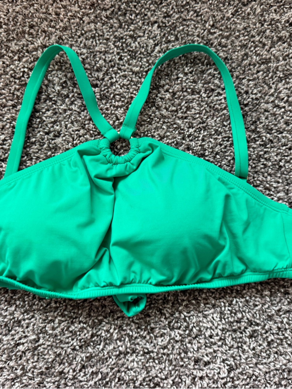 Gibson Latimer Emerald Green Bikini Top NWT